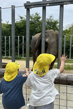 親子遠足は動物園へ